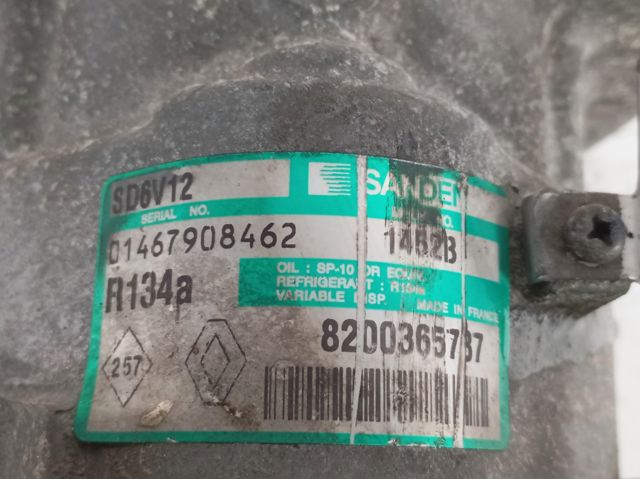 Compressor de aparelho de ar condicionado 8200365787 RENAULT