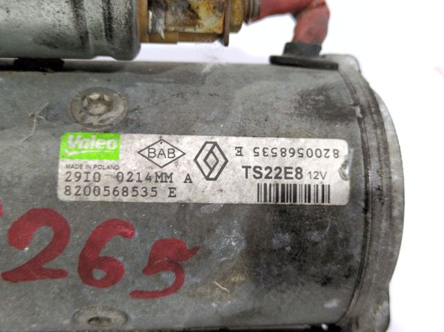 Motor de arranco 8200568535 RENAULT
