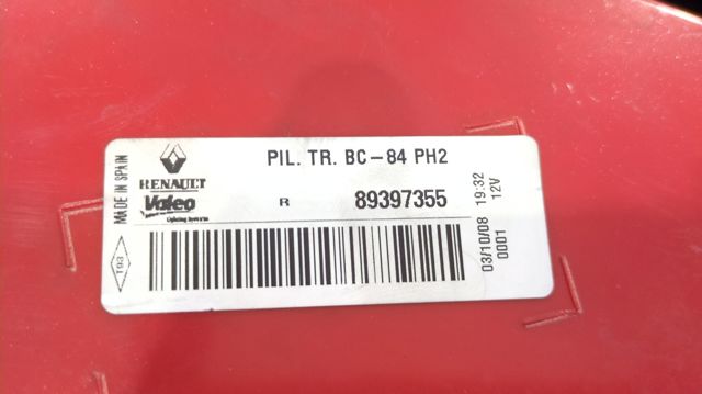 Lanterna traseira direita 89397355 RENAULT