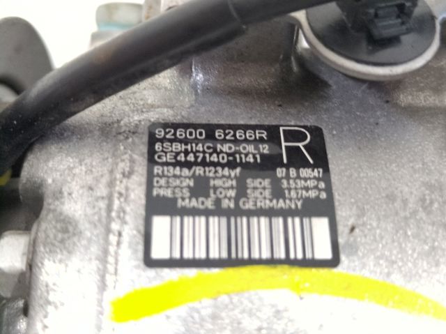 Compressor de aparelho de ar condicionado 926006266R RENAULT