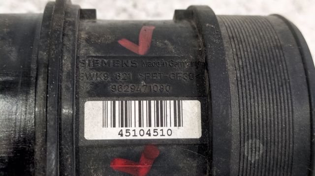 Sensor de fluxo (consumo) de ar, medidor de consumo M.A.F. - (Mass Airflow) 9629471080 PEUGEOT