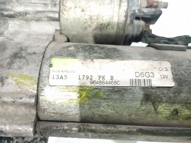 Motor de arranco 9648644680 PEUGEOT