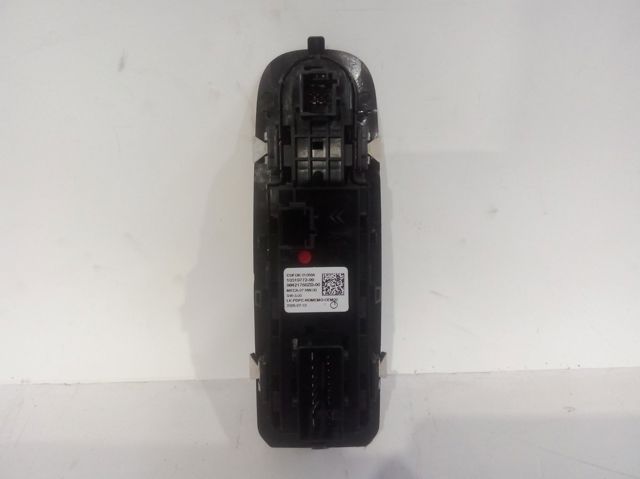 Unidade de botões dianteira esquerda de controlo de elevador de vidro 98421760ZD PEUGEOT