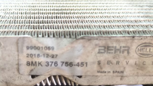 Radiador de intercooler 99001059 OPEL