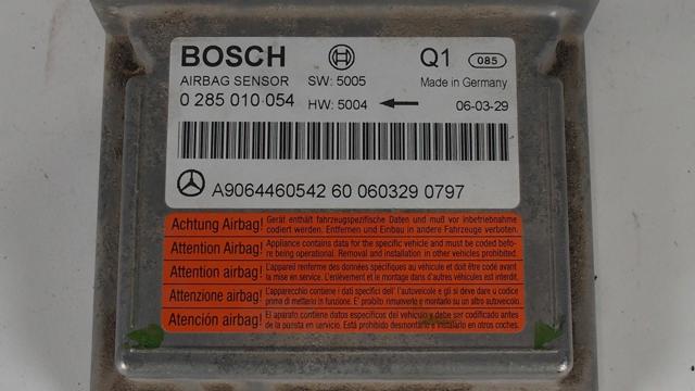 Módulo processador de controlo da bolsa de ar (Centralina eletrônica AIRBAG) A9064460542 MERCEDES