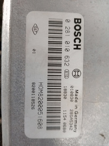 Módulo de direção (Centralina eletrônica) de motor 0281010632 OPEL