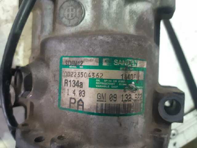 Compressor de aparelho de ar condicionado 09132922 OPEL