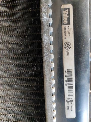 Radiador de esfriamento de motor 1K0121251DF VAG