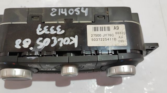 Unidade de controlo dos modos de aquecimento/condicionamento 27500JY76C RENAULT