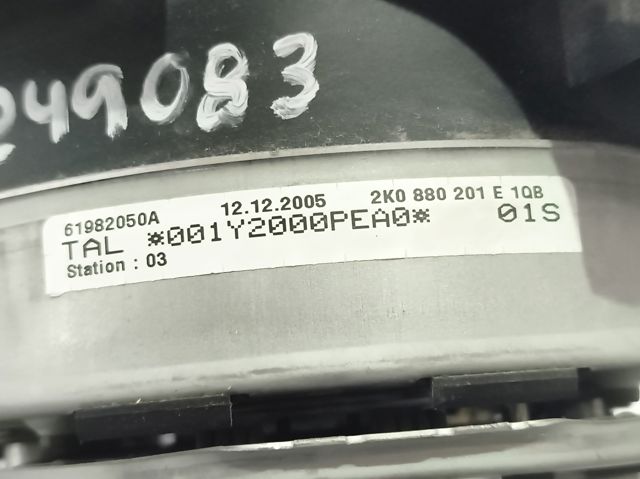 Cinto de segurança (AIRBAG) de condutor 2K0880201E VAG