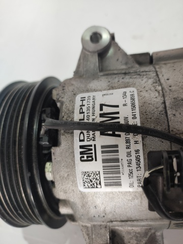 Compressor de aparelho de ar condicionado 39164668 OPEL