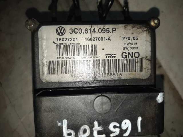 Unidade hidráulico de controlo ABS 3C0614095P VAG