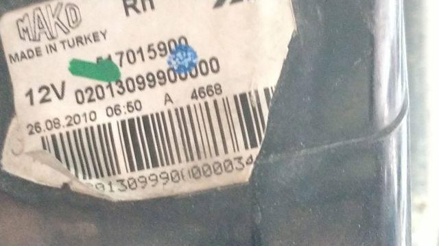 Lanterna traseira direita 517015900 FIAT