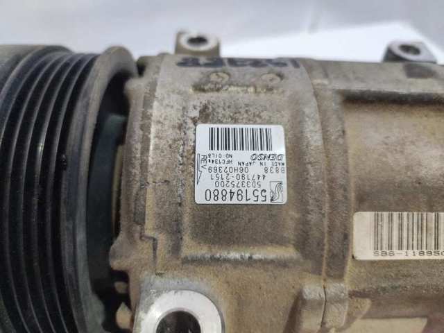 Compressor de aparelho de ar condicionado 55194880 FIAT