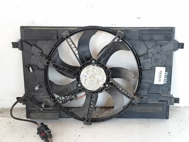 Difusor do radiador de esfriamento, montado com motor e roda de aletas 5Q0121203AA VAG