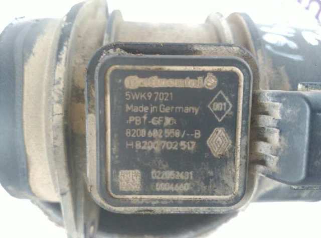 Sensor de fluxo (consumo) de ar, medidor de consumo M.A.F. - (Mass Airflow) 5WK97021 RENAULT