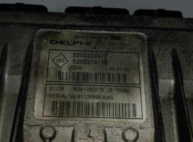 Módulo de direção (Centralina eletrônica) de motor 8200331477 RENAULT