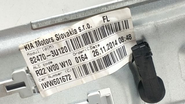 Mecanismo de acionamento de vidro da porta dianteira esquerda para KIA Sportage SL