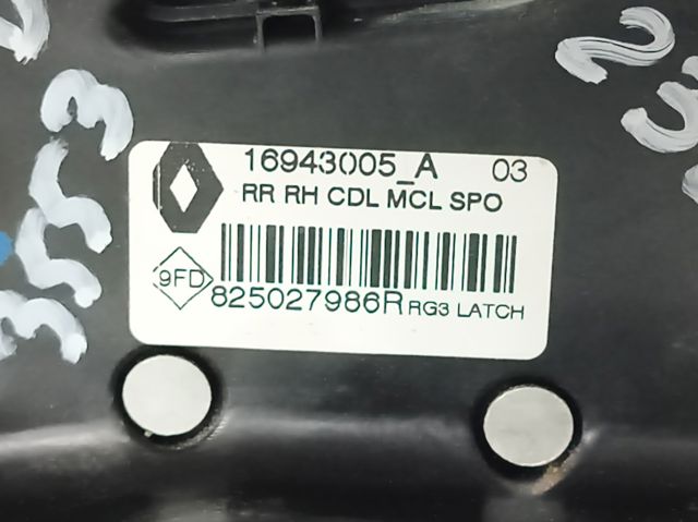 Fecho da porta traseira direita 825023014R RENAULT