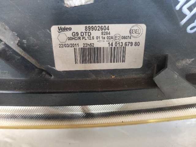 Luz direita 89902604 PEUGEOT