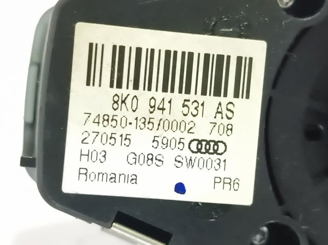 Comutador das luzes no "painel de instrumentos" 8K0941531AS VAG