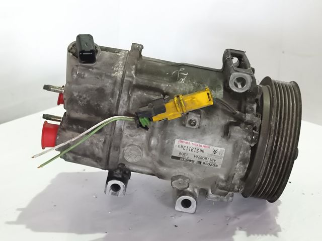 Compressor de aparelho de ar condicionado 9651911380 PEUGEOT