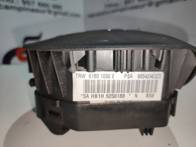 Cinto de segurança (AIRBAG) de condutor 96542463ZD PEUGEOT