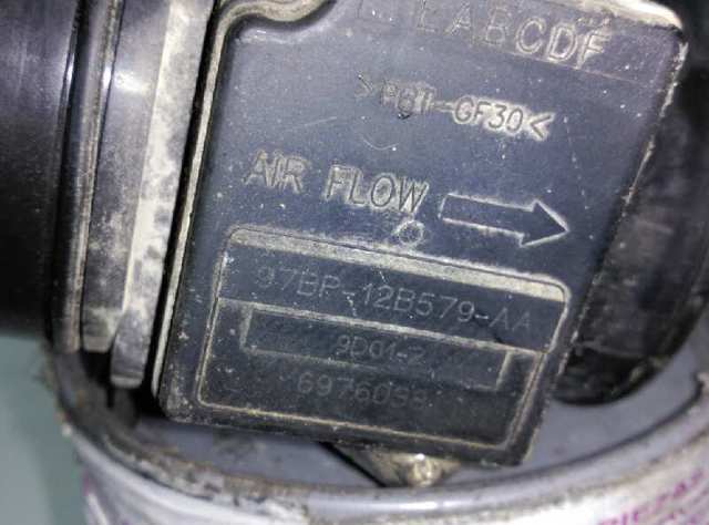 Sensor de fluxo (consumo) de ar, medidor de consumo M.A.F. - (Mass Airflow) 97BP12B579AA VAG