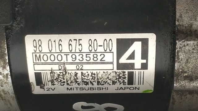 Motor de arranco 980166758000 PEUGEOT