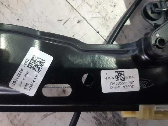 Mecanismo de acionamento de vidro da porta dianteira esquerda BM51A23201BF FORD