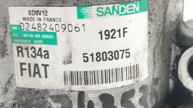 Gás de fluido refrigerante R134A FIAT