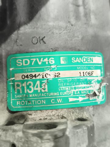 Compressor de aparelho de ar condicionado SD7V16 PEUGEOT