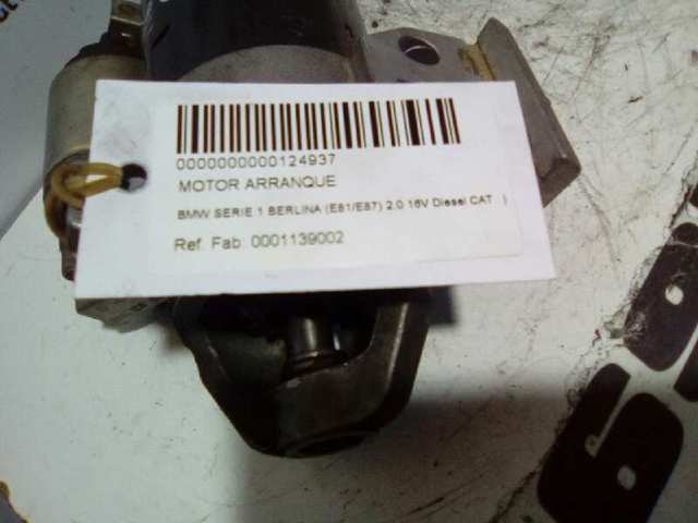 Motor de arranco 0001139002 BMW