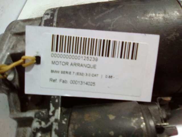 Motor de arranco 0001314025 BMW
