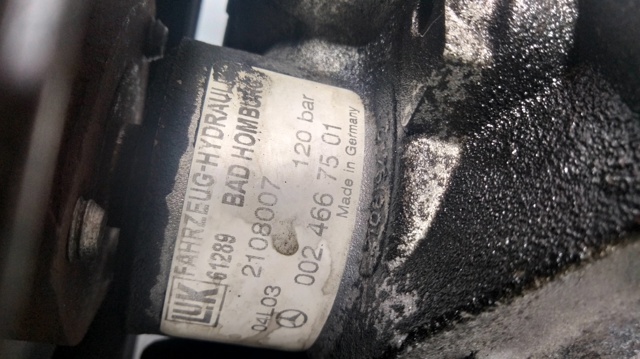Bomba da Direção hidrâulica assistida 0024667501 MERCEDES