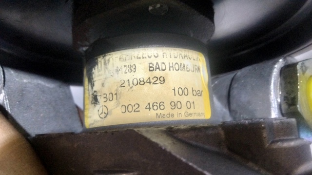 Bomba da Direção hidrâulica assistida 0024669001 MERCEDES