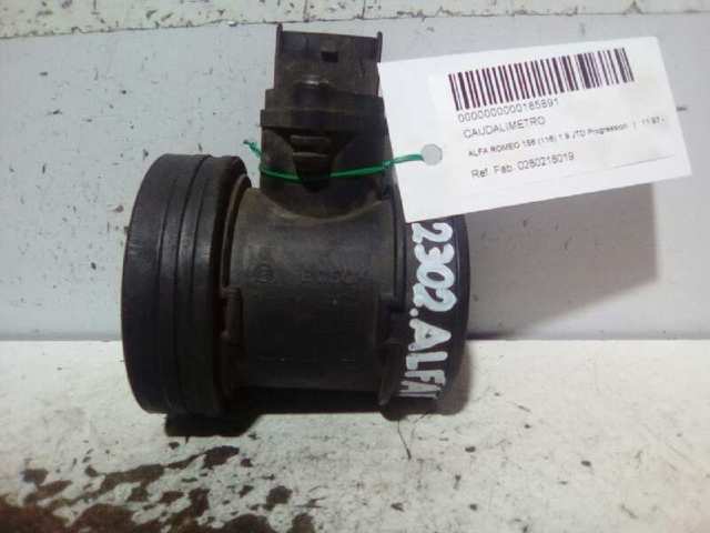 Sensor de fluxo (consumo) de ar, medidor de consumo M.A.F. - (Mass Airflow) 0280218019 FIAT