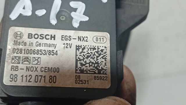 Sensor traseiro de óxidos de nitrogênio NOX 0281006853 PEUGEOT