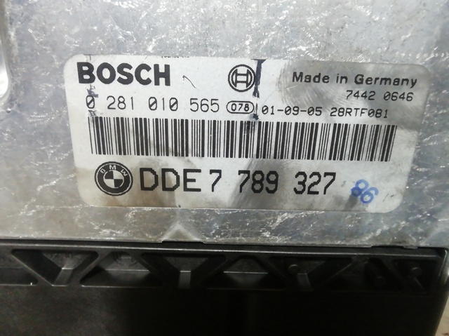 Módulo de direção (Centralina eletrônica) de motor 0281010565 BMW