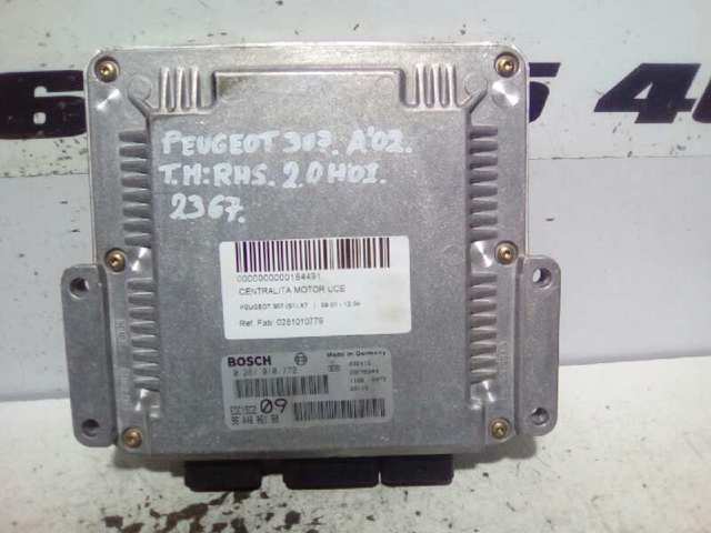Módulo de direção (Centralina eletrônica) de motor 0281010779 PEUGEOT