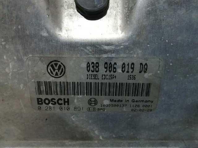Módulo de direção (Centralina eletrônica) de motor 0281010891 VAG