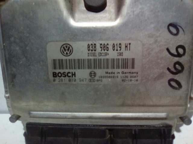 Módulo de direção (Centralina eletrônica) de motor 0281010947 VAG