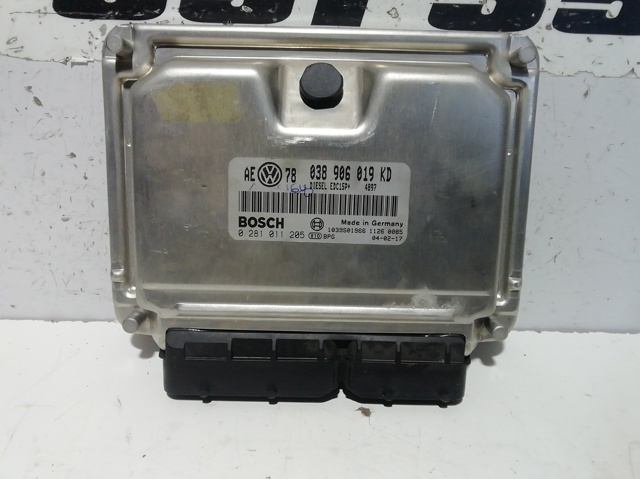 Módulo de direção (Centralina eletrônica) de motor 0281011205 VAG
