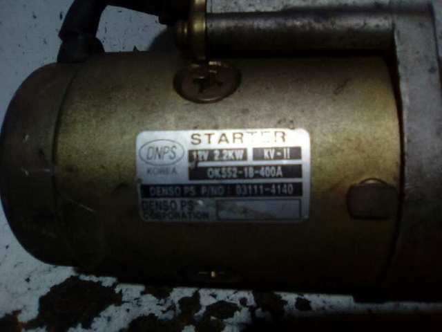Motor de arranco 031114140 HYUNDAI