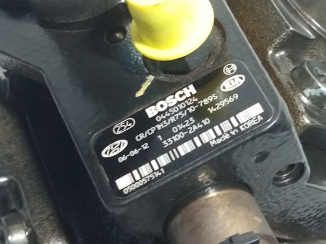 Bomba de combustível de pressão alta 0445010124 HYUNDAI