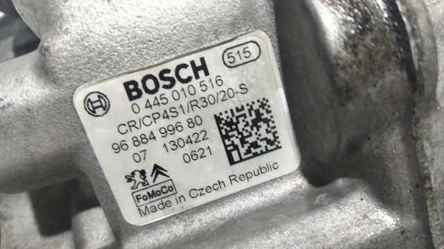 Bomba de combustível de pressão alta 0445010516 PEUGEOT