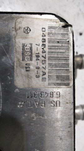 Radiador de óleo 04884757AE CHRYSLER