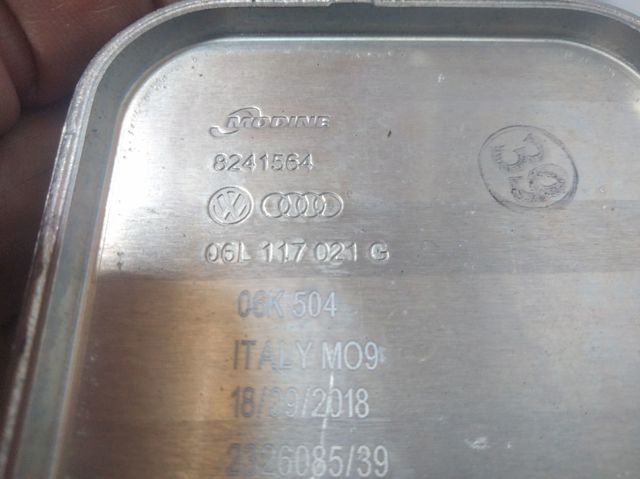 Radiador de óleo (frigorífico), debaixo de filtro 06L117021G VAG