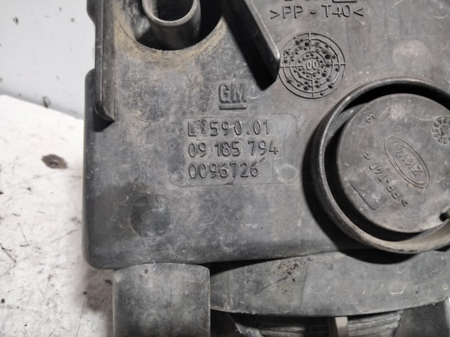 Luzes de nevoeiro esquerdas 09185794 OPEL