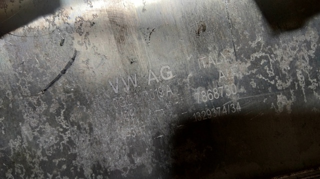 Radiador de esfriamento, Caixa Automática de Mudança 0GC317019A VAG